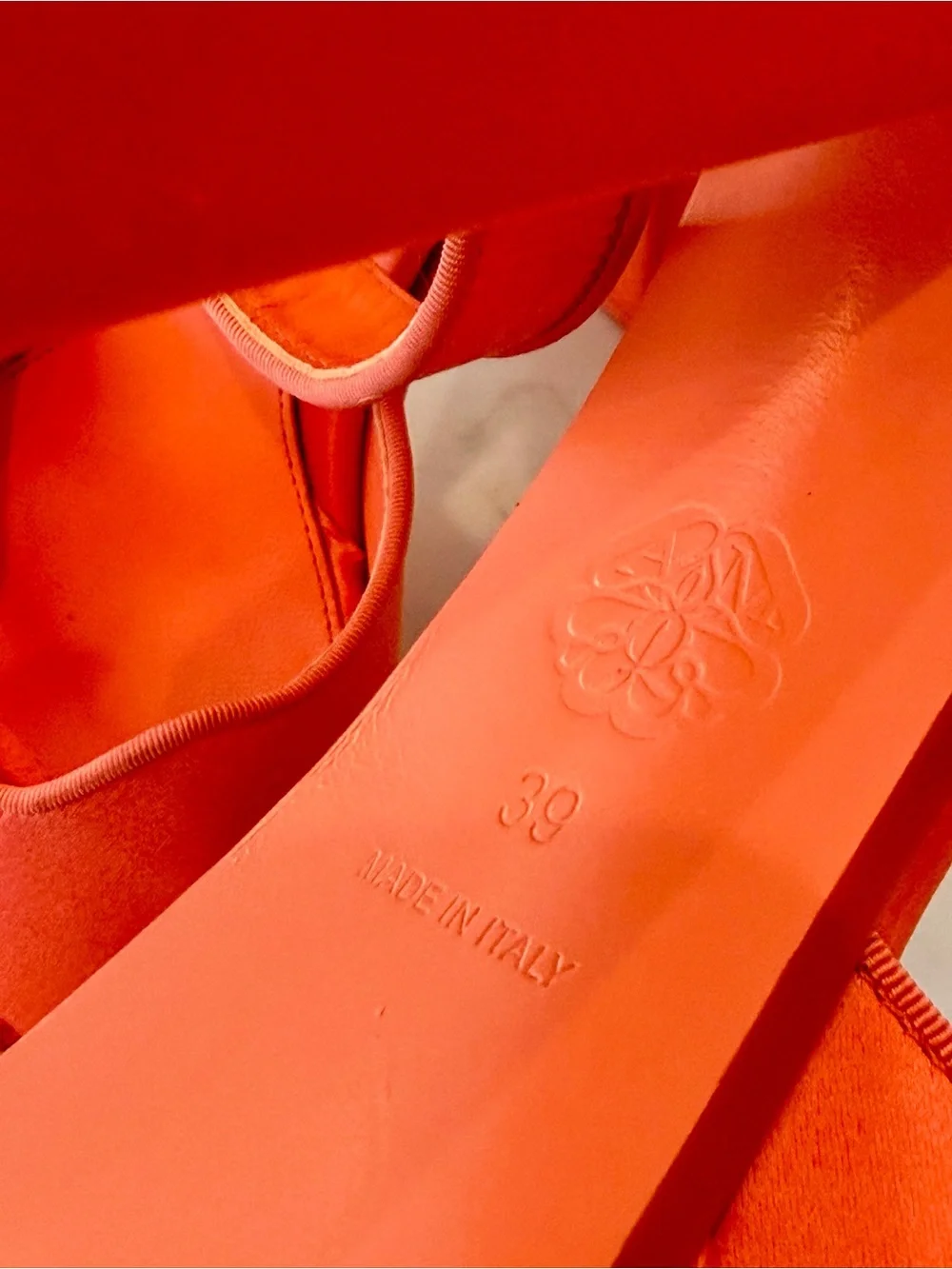 Alexander McQueen bold coral